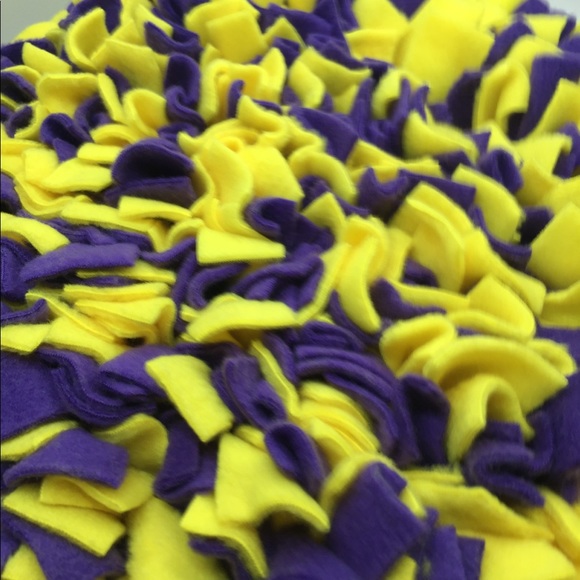 Purple and Lime Green Snuffle Mat for Fur Babies - Picture 5 of 5